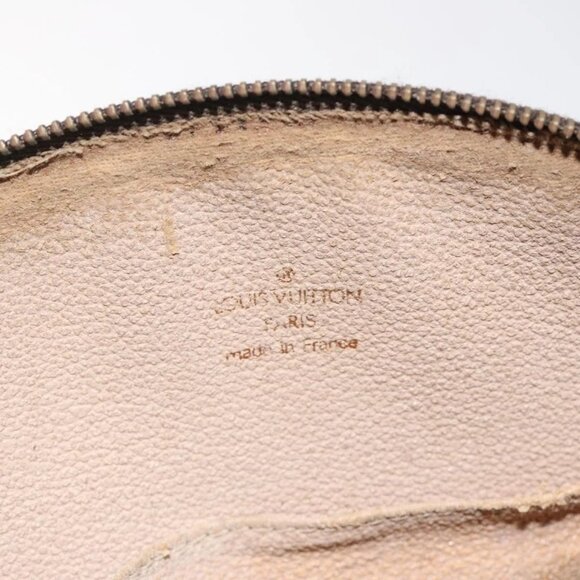 LOUIS VUITTON Monogram Trousse Demi Ronde Cosmetic Pouch M47520 LV Auth 125342 - Picture 10 of 16